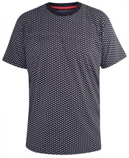 D555 Canton T-shirt Navy - Herren-T-Shirts - Herren-T-Shirts in großen Größen