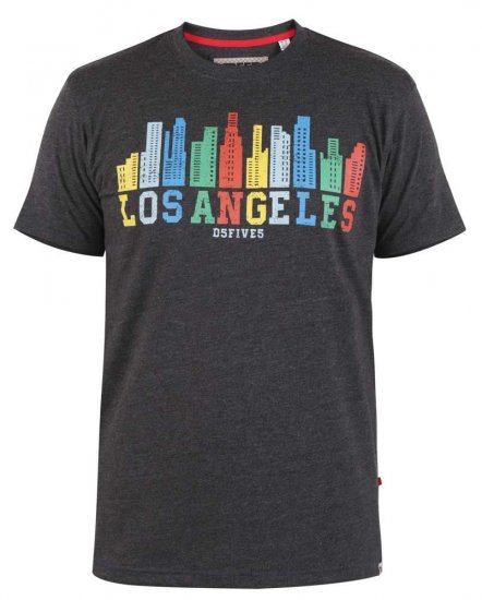 D555 Hemford Printed T-Shirt - Herren-T-Shirts - Herren-T-Shirts in großen Größen
