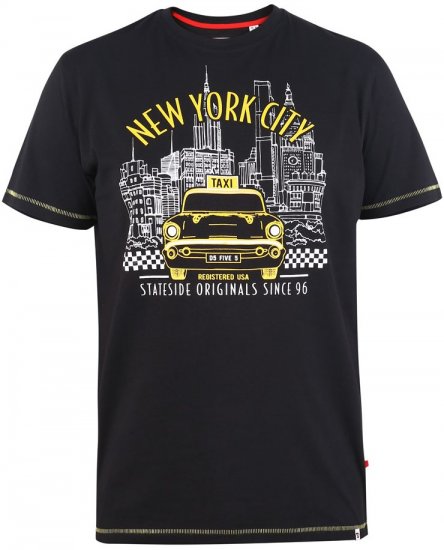 D555 WINGMORE Printed T-Shirt - Herren-T-Shirts - Herren-T-Shirts in großen Größen