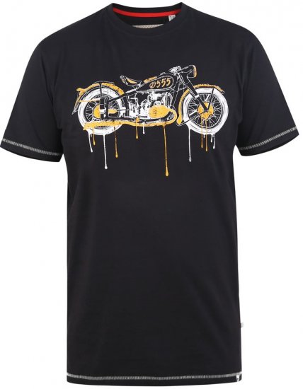 D555 ROCHESTER Printed T-Shirt - Herren-T-Shirts - Herren-T-Shirts in großen Größen