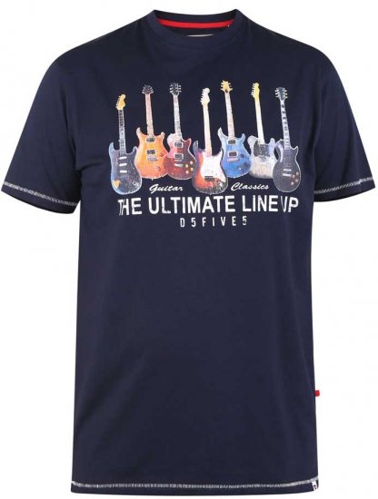 D555 PICKEMHAM Printed T-Shirt - Herren-T-Shirts - Herren-T-Shirts in großen Größen