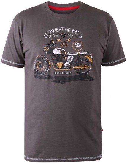 D555 BEXLEYHEATH Motorcycle Club T-Shirt - Herren-T-Shirts - Herren-T-Shirts in großen Größen