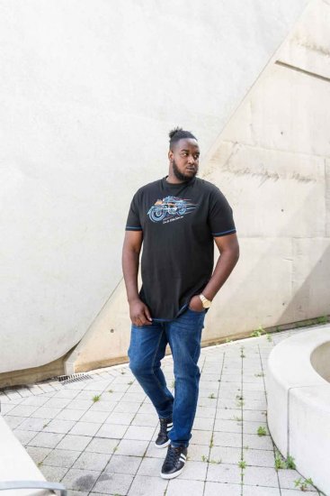 D555 CHINFORD Live To Ride Motorbike T-Shirt - Herren-T-Shirts - Herren-T-Shirts in großen Größen