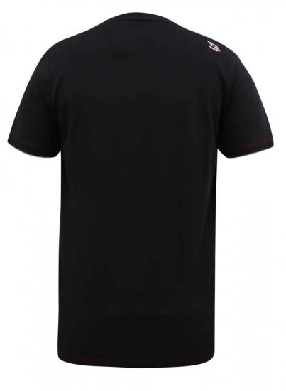 D555 Charles California Rebel Skull Printed T-Shirt - Herren-T-Shirts - Herren-T-Shirts in großen Größen
