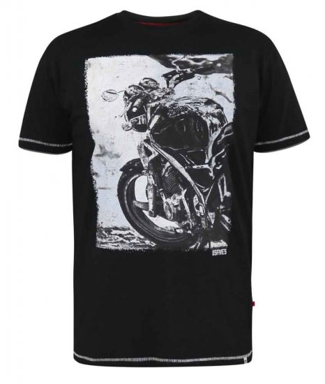 D555 Pinewood Photographic Bike Printed T-Shirt - Herren-T-Shirts - Herren-T-Shirts in großen Größen