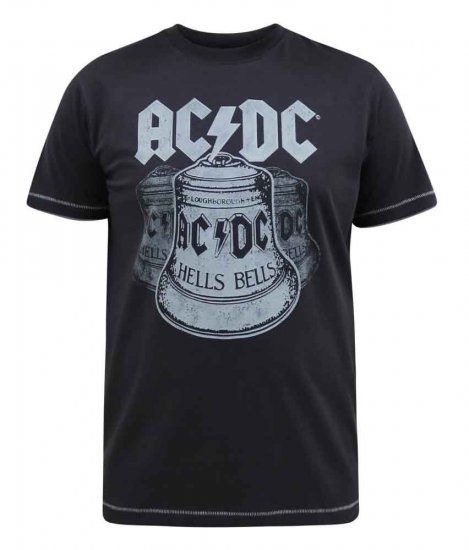 D555 Highway Official AC/DC Hells Bells Printed T- Shirt - Herren-T-Shirts - Herren-T-Shirts in großen Größen