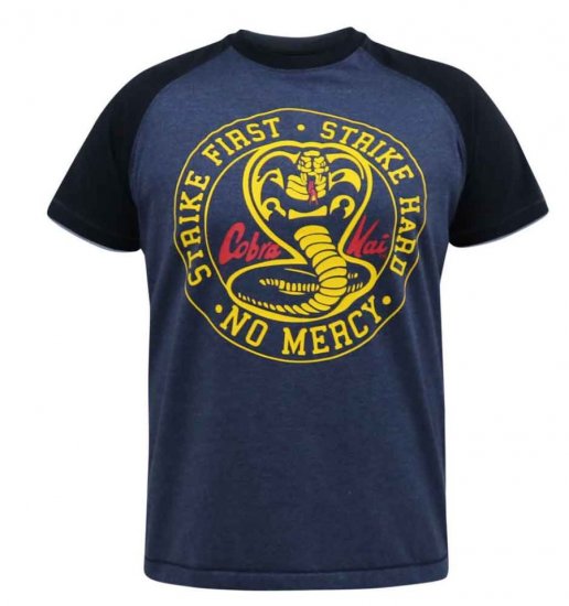 D555 Steeple Official Cobra Kai Printed T-Shirt - Herren-T-Shirts - Herren-T-Shirts in großen Größen