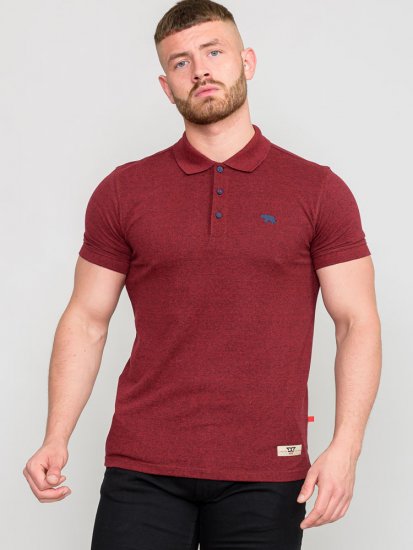 D555 WINCHESTER Red Polo Shirt - Polo-shirts für herren - Polo-Shirts für Herren in großen Größen