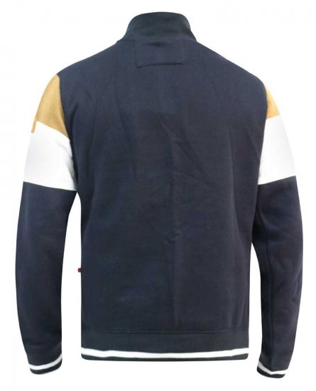 D555 Kenington Cut And Sew Half Zipper Sweatshirt - Herren-sweater und -hoodies - Herren-Sweater und -Hoodies in großen Größen