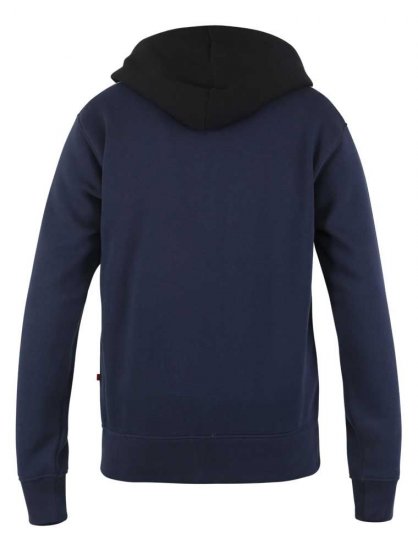 D555 Silverton Contrast Panneled Hoodie Navy - Herren-sweater und -hoodies - Herren-Sweater und -Hoodies in großen Größen