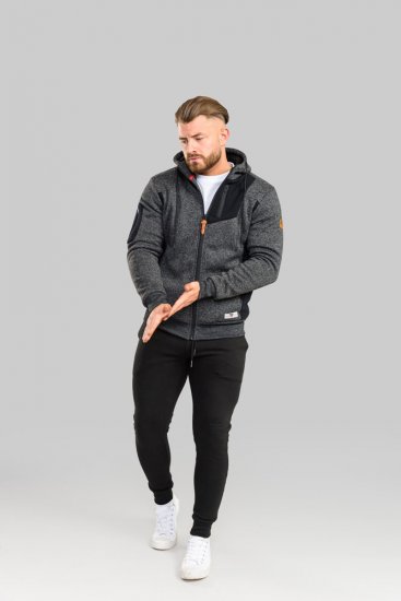 D555 Crofton Hoodie With Sherpa Lining - Herren-sweater und -hoodies - Herren-Sweater und -Hoodies in großen Größen