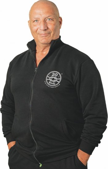 20 Nodi Grecale Gym Jacket Black - Herren-sweater und -hoodies - Herren-Sweater und -Hoodies in großen Größen