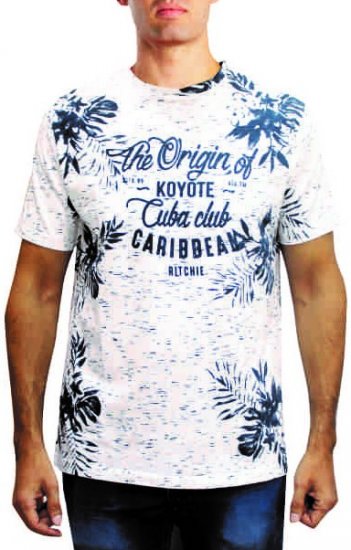 Forestal 701260E T-shirt White - Herren-T-Shirts - Herren-T-Shirts in großen Größen