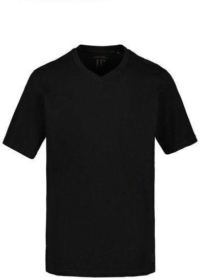 JP1880 702415 T-Shirt mit V-Ausschnitt Schwarz - Herren-T-Shirts - Herren-T-Shirts in großen Größen
