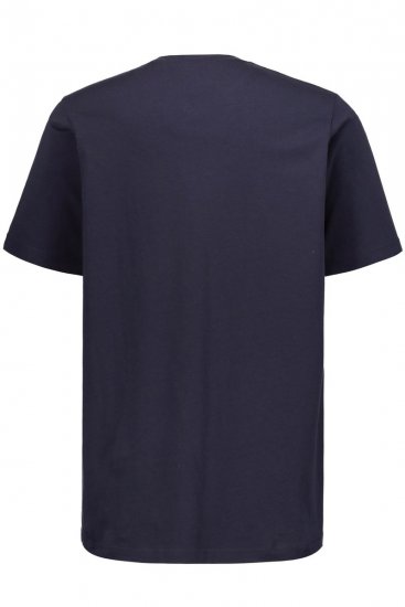 JP1880 702415 T-Shirt mit V-Ausschnitt Dunkelblau - Herren-T-Shirts - Herren-T-Shirts in großen Größen