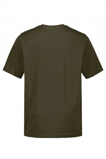JP1880 702558 T-Shirt mit Rundhals Dunkeloliv - Herren-T-Shirts - Herren-T-Shirts in großen Größen