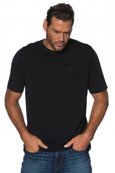 JP1880 702558 T-Shirt mit Rundhals Schwarz - Herren-T-Shirts - Herren-T-Shirts in großen Größen