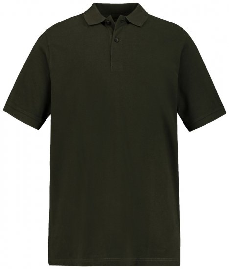 JP1880 702560 Poloshirt Dunkeloliv - Polo-shirts für herren - Polo-Shirts für Herren in großen Größen
