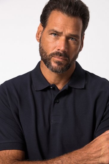 JP1880 702560 Poloshirt Dunkelblau - Polo-shirts für herren - Polo-Shirts für Herren in großen Größen