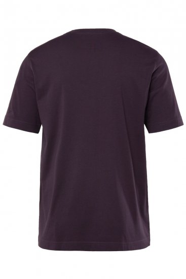 JP1880 702637 T-Shirt mit Rundhals Doppelpack Dunkellila/Schwarz - Herren-T-Shirts - Herren-T-Shirts in großen Größen