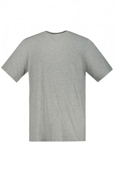 JP1880 702637 T-Shirt mit Rundhals Doppelpack Grau meliert - Herren-T-Shirts - Herren-T-Shirts in großen Größen