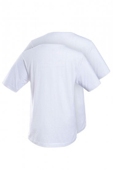 JP1880 702637 T-Shirt mit Rundhals Doppelpack Weiß - Herren-T-Shirts - Herren-T-Shirts in großen Größen