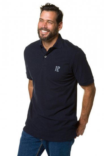 JP1880 704317 Poloshirt Doppelpack Schwarz/Dunkelblau - Polo-shirts für herren - Polo-Shirts für Herren in großen Größen