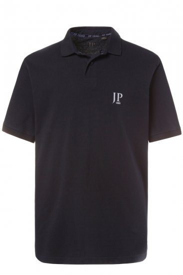 JP1880 704317 Poloshirt Doppelpack Schwarz/Dunkelblau - Polo-shirts für herren - Polo-Shirts für Herren in großen Größen