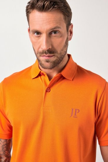 JP1880 Polo Shirts 2-pack Piqué Red Orange - Polo-shirts für herren - Polo-Shirts für Herren in großen Größen
