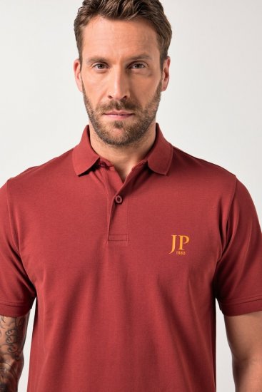 JP1880 Polo Shirts 2-pack Piqué Red Orange - Polo-shirts für herren - Polo-Shirts für Herren in großen Größen