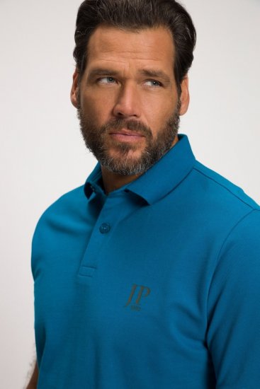 JP1880 704317 Poloshirt Doppelpack Türkisblau/Oliv - Polo-shirts für herren - Polo-Shirts für Herren in großen Größen
