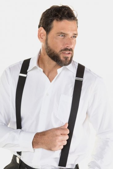 JP1880 705184 Hosenträger Schwarz - Hosenträger - 
