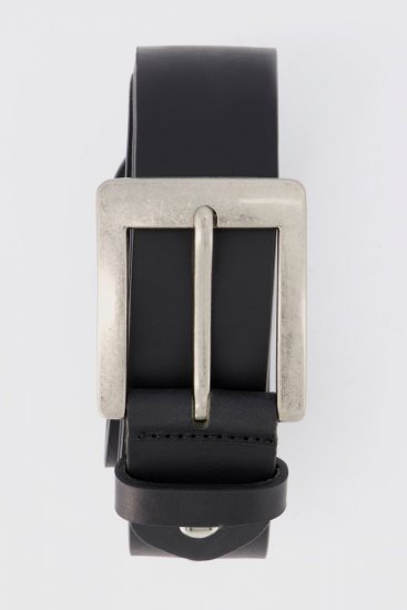JP1880 705233 Ledergürtel Schwarz - Lange gürtel - Lange Gürtel für Männer