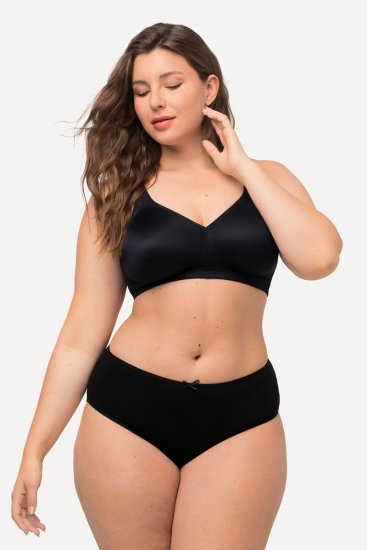 Ulla Popken 710201 Slips 5er-Pack Schwarz - Slips - 