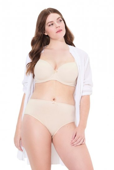 Ulla Popken 710201 Slips 5er-Pack Beige - Slips - 
