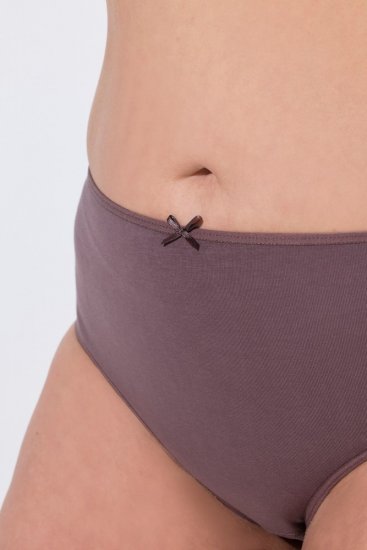 Ulla Popken 710201 Slips 5er-Pack Braun - Slips - 