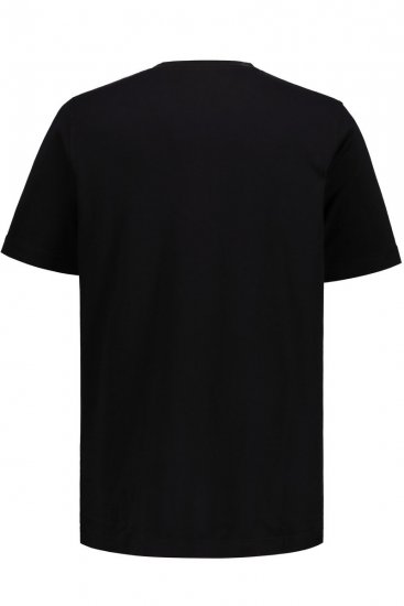 JP1880 711318 T-Shirt mit V-Ausschnitt Doppelpack Schwarz - Herren-T-Shirts - Herren-T-Shirts in großen Größen