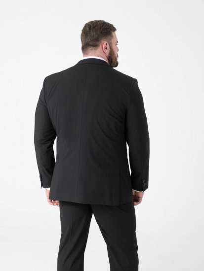 D555 Ted Anzugsakko Schwarz - Herrenanzüge und -blazer - Herrenanzüge und -blazer in großen Größen