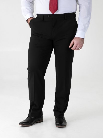 D555 Ted Anzughose Schwarz - Herrenanzüge und -blazer - Herrenanzüge und -blazer in großen Größen