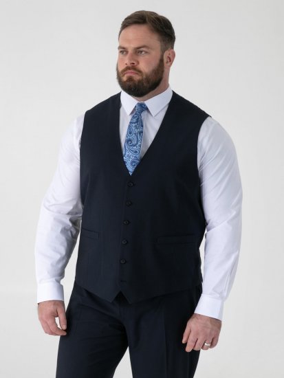 D555 Ted Anzugweste Navyblau - Herrenanzüge und -blazer - Herrenanzüge und -blazer in großen Größen