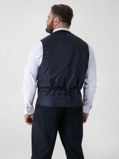 D555 Ted Anzugweste Navyblau - Herrenanzüge und -blazer - Herrenanzüge und -blazer in großen Größen