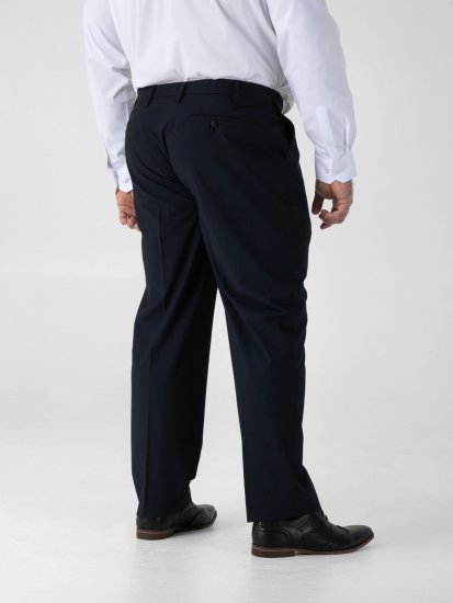 D555 Ted 4 Way Stretch Tailored Trouser Navyblau - Herrenanzüge und -blazer - Herrenanzüge und -blazer in großen Größen