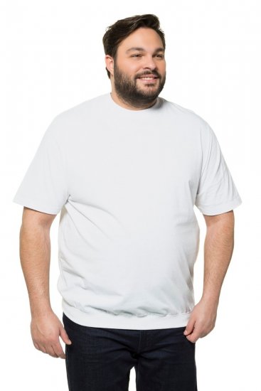 JP1880 712616 T-Shirt mit Bauchfit Weiß - Herren-T-Shirts - Herren-T-Shirts in großen Größen