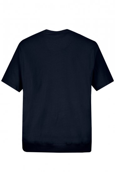 JP1880 712616 T-Shirt mit Bauchfit Dunkelblau - Herren-T-Shirts - Herren-T-Shirts in großen Größen