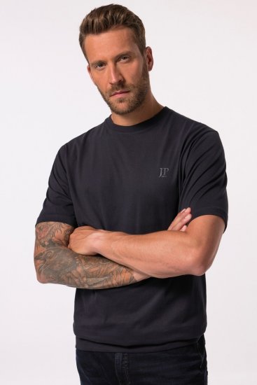 JP1880 712616 T-Shirt mit Bauchfit Dunkelblau - Herren-T-Shirts - Herren-T-Shirts in großen Größen