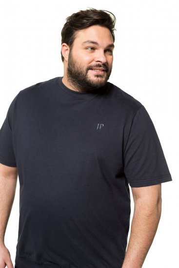 JP1880 712616 T-Shirt mit Bauchfit Dunkelblau - Herren-T-Shirts - Herren-T-Shirts in großen Größen