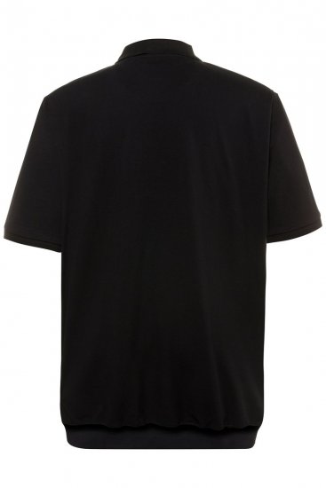 JP1880 712617 Poloshirt mit Bauchfit Schwarz - Polo-shirts für herren - Polo-Shirts für Herren in großen Größen