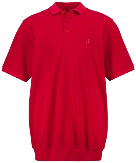 JP1880 712617 Poloshirt mit Bauchfit Chilirot - Polo-shirts für herren - Polo-Shirts für Herren in großen Größen