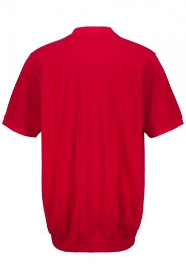 JP1880 712617 Poloshirt mit Bauchfit Chilirot - Polo-shirts für herren - Polo-Shirts für Herren in großen Größen