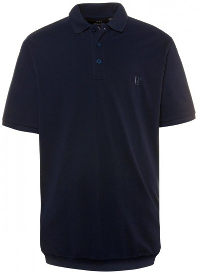 JP1880 712617 Poloshirt mit Bauchfit Dunkelblau - Polo-shirts für herren - Polo-Shirts für Herren in großen Größen
